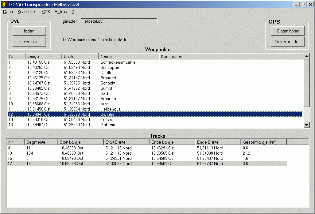 TOP 50 Transponder